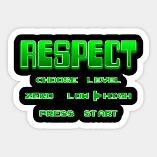 RESPECT Green Sticker